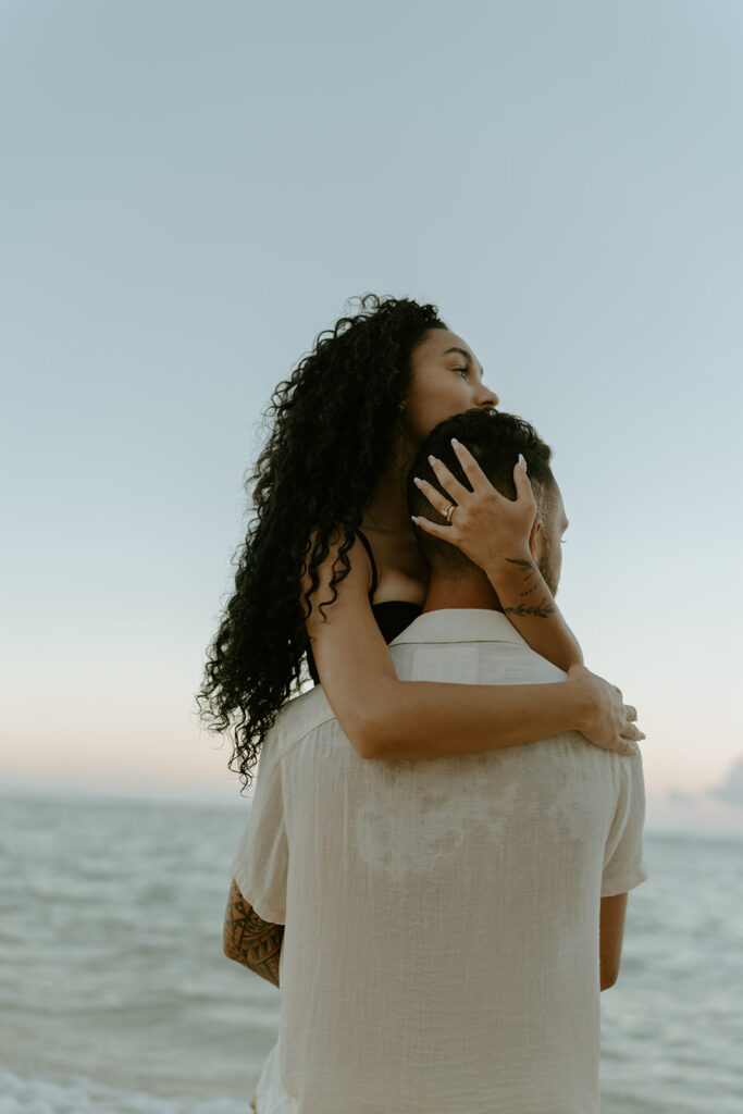 couples photos in the ocean