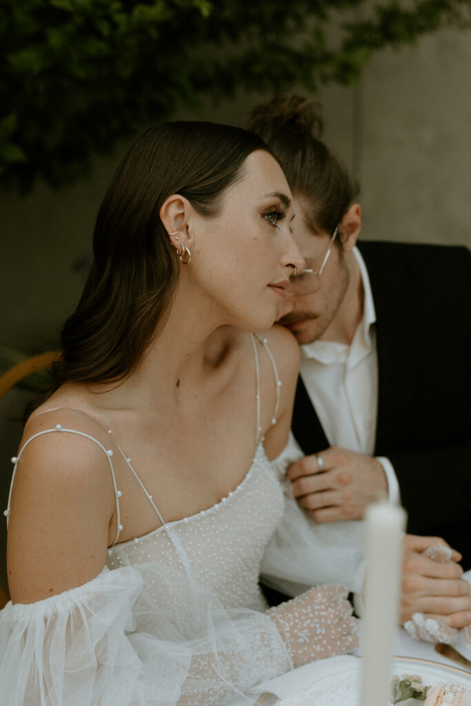 Tuscan inspired bride and groom photos at a winery in Washington 