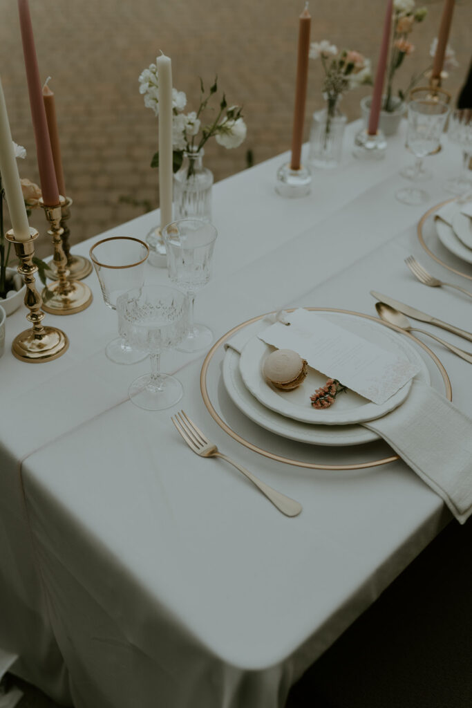 elegant wedding table decor